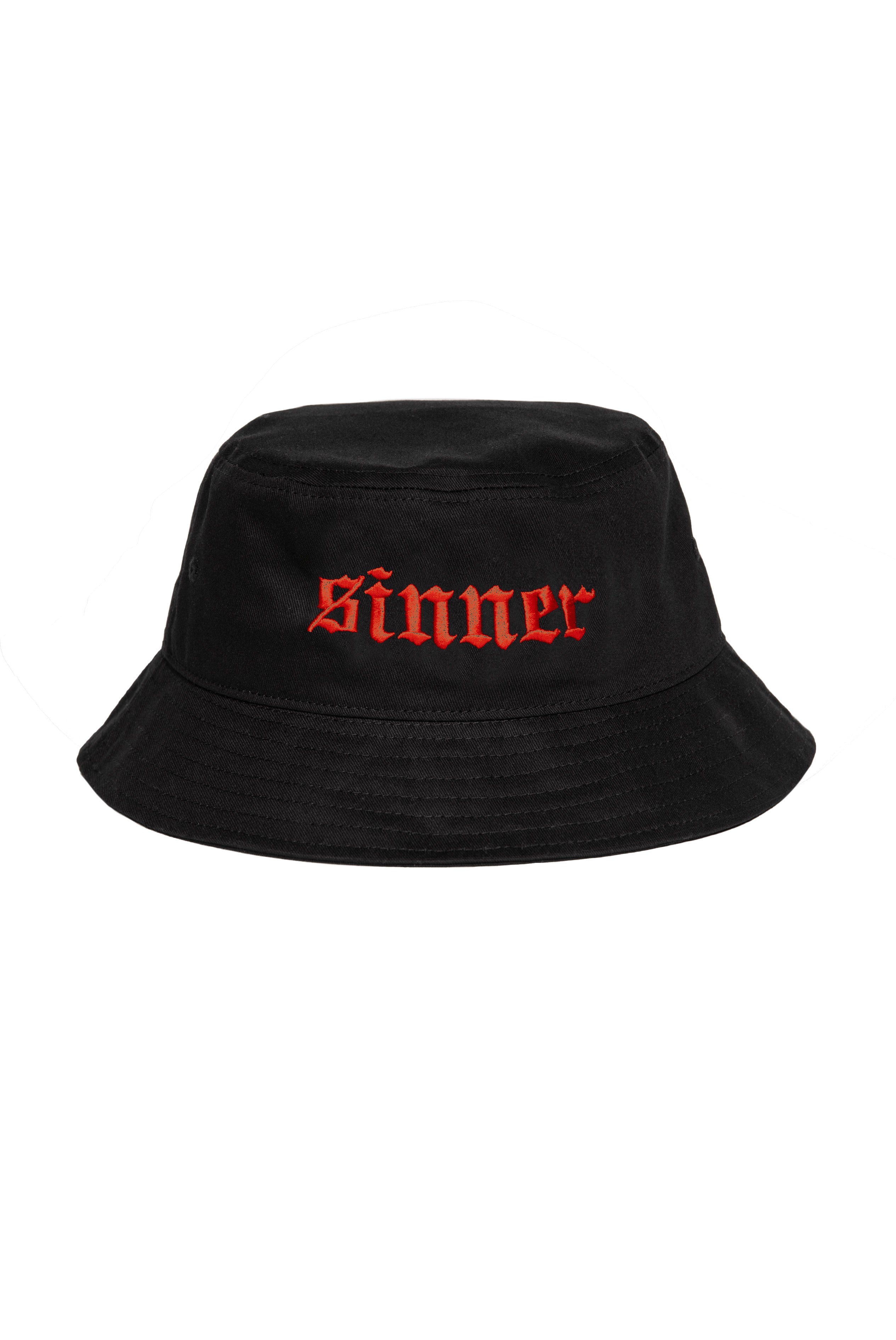 Sinner - Black Bucket Hat – Blackcraft Cult