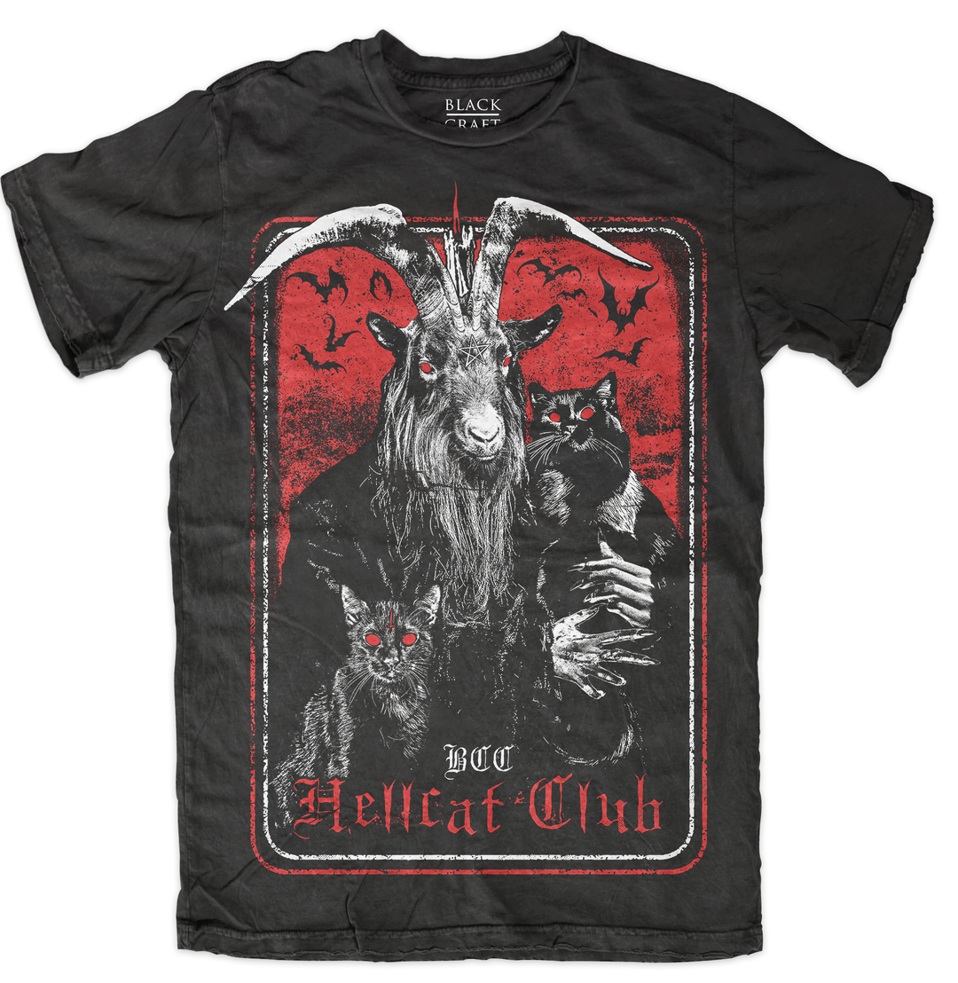 A classic black cotton tee shirt with custom Blackcraft artwork on the front. 