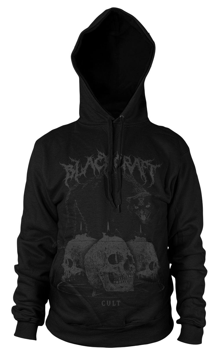 Terrified Tabby Black On Black - Pullover Hoodie – Blackcraft Cult