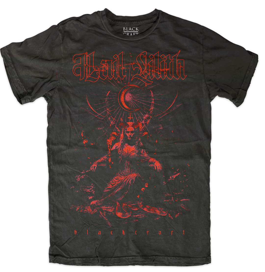 A classic black cotton tee shirt with custom Blackcraft artwork on the front. 