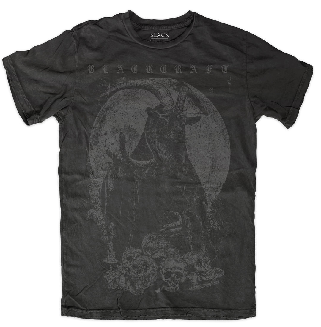 A classic black cotton tee with custom Blackcraft artwork on the front. 