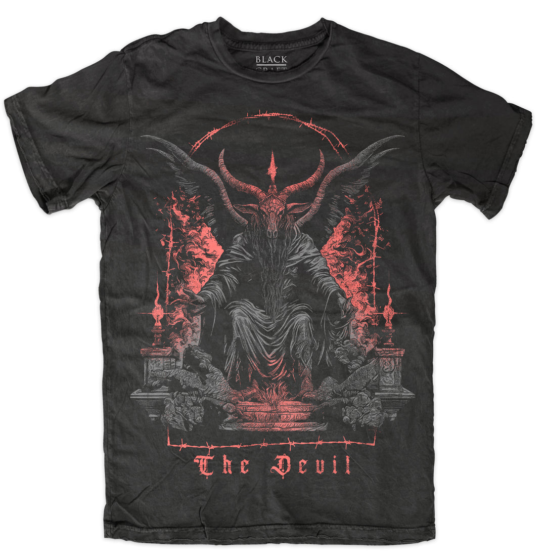 A classic black cotton tee with custom Blackcraft artwork on the front. 